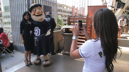 San Diego Padres fans smartphone
