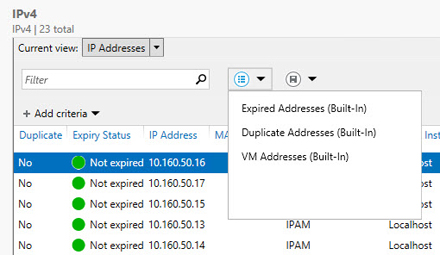 IP Address management Windows Server 2012