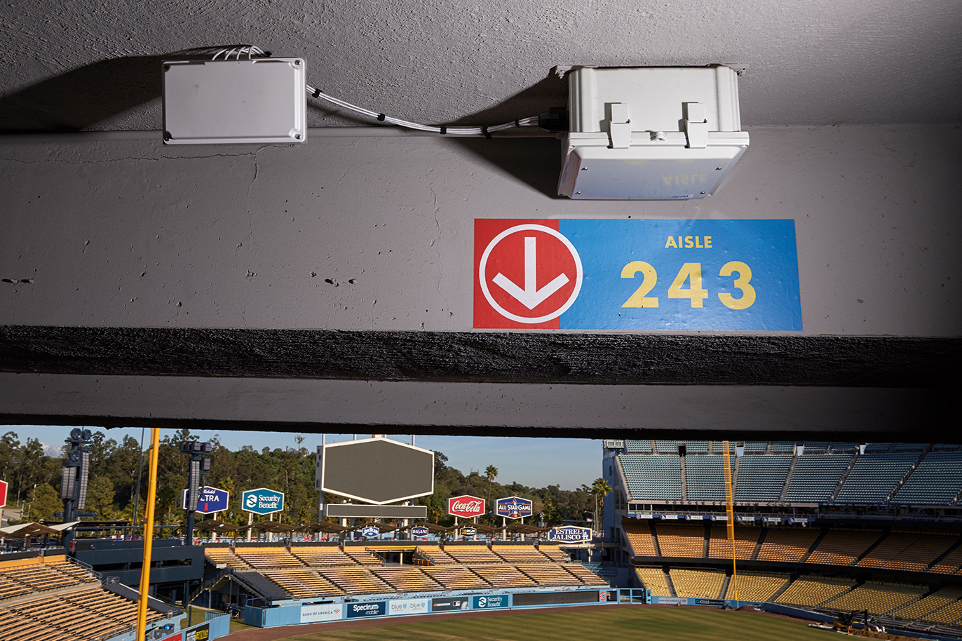 The Right Field Bleachers At Dodger Stadium, It's packed wi…