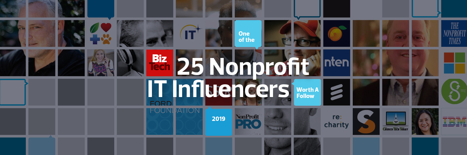 25 Nonprofit IT Influencer 2019