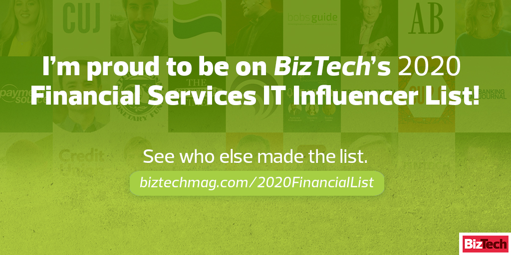 Financial Services IT Influencer List