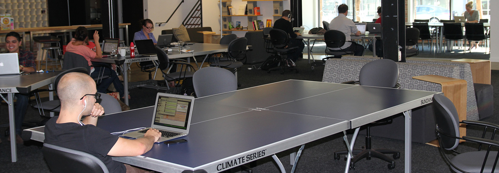 Parisoma is a coworking space and open incubator in the SoMa district of San Francisco. 