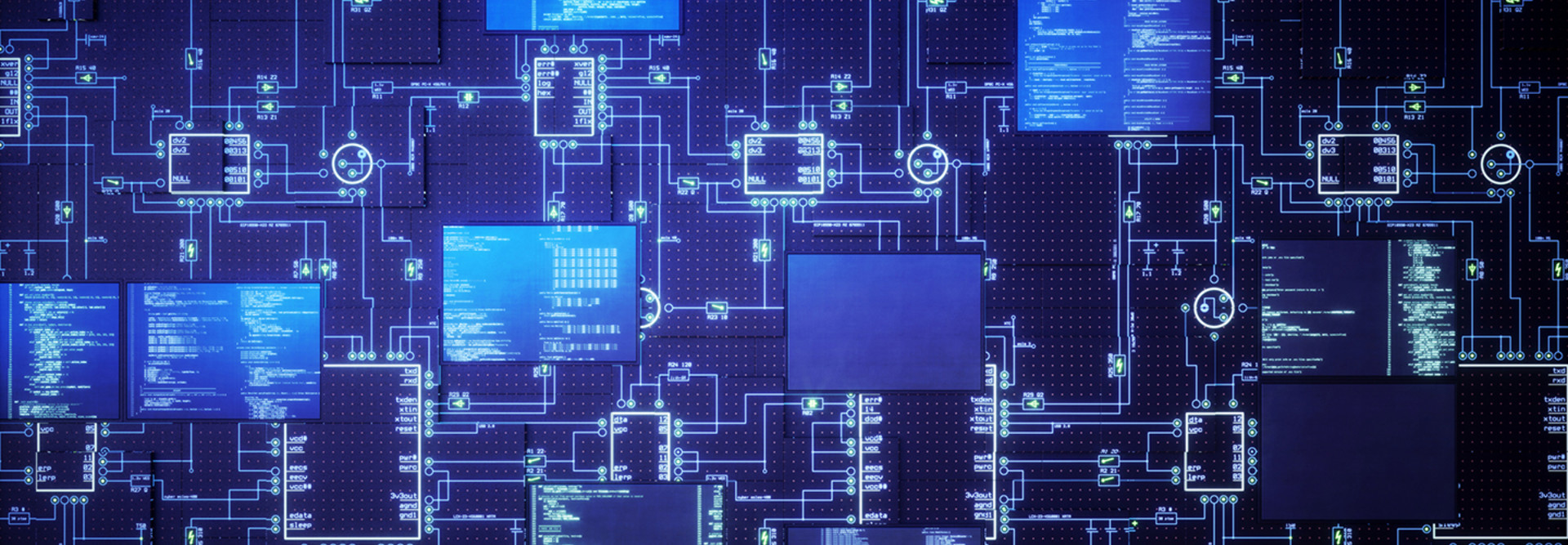 Abstract image of a network design 
