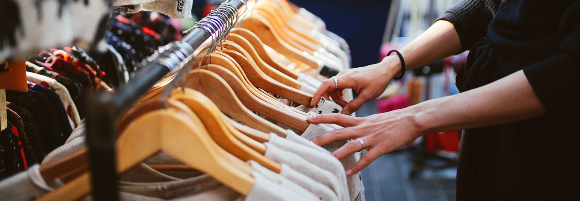 woman shopping in store