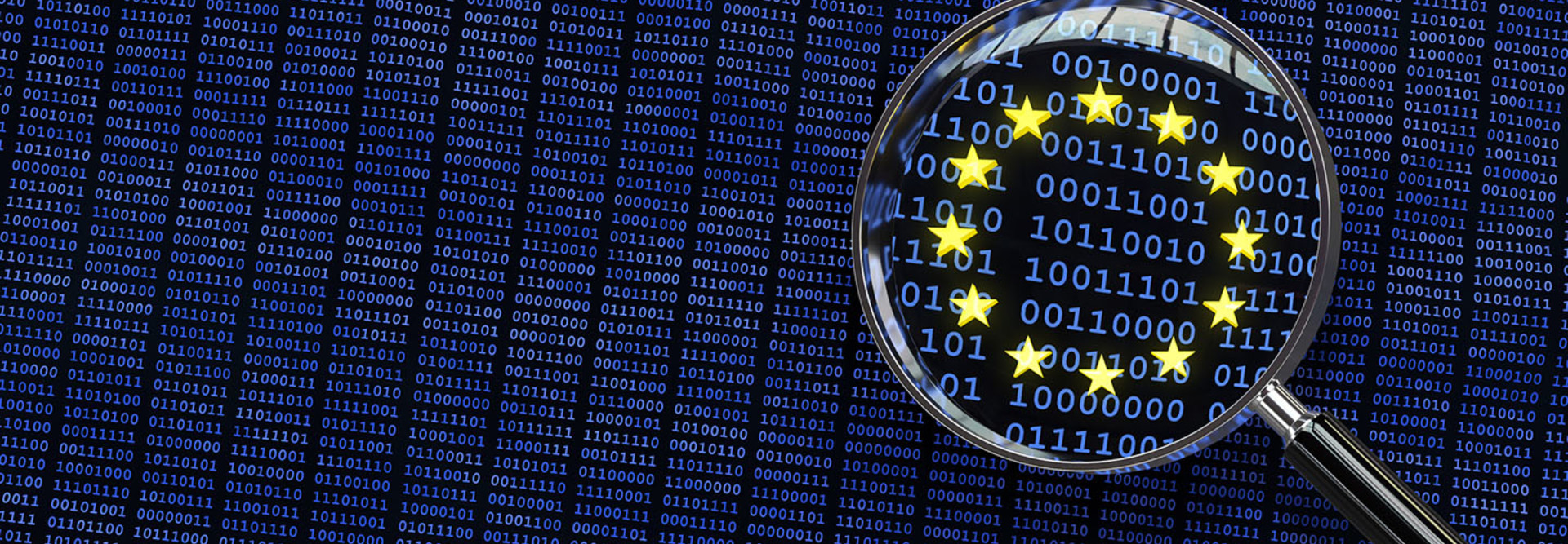 Looking at European Union GDPR bits and bytes through magnifying glass