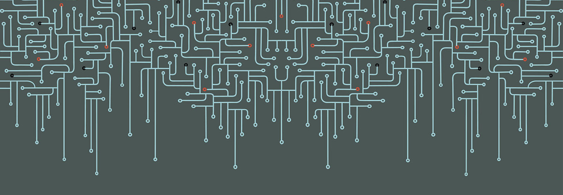 Electronic circuit abstract vector background.