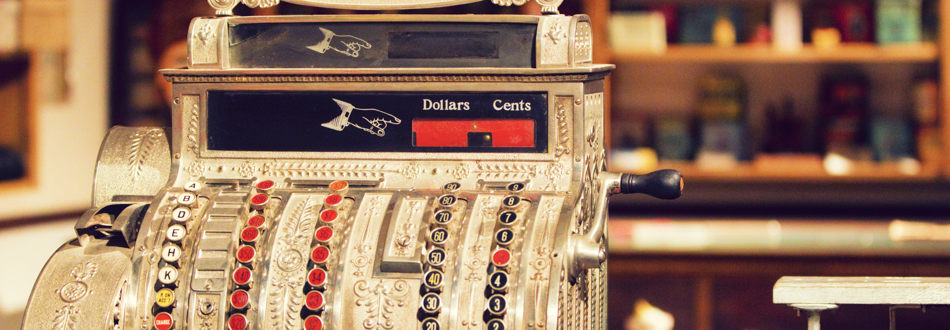 Vintage cash register