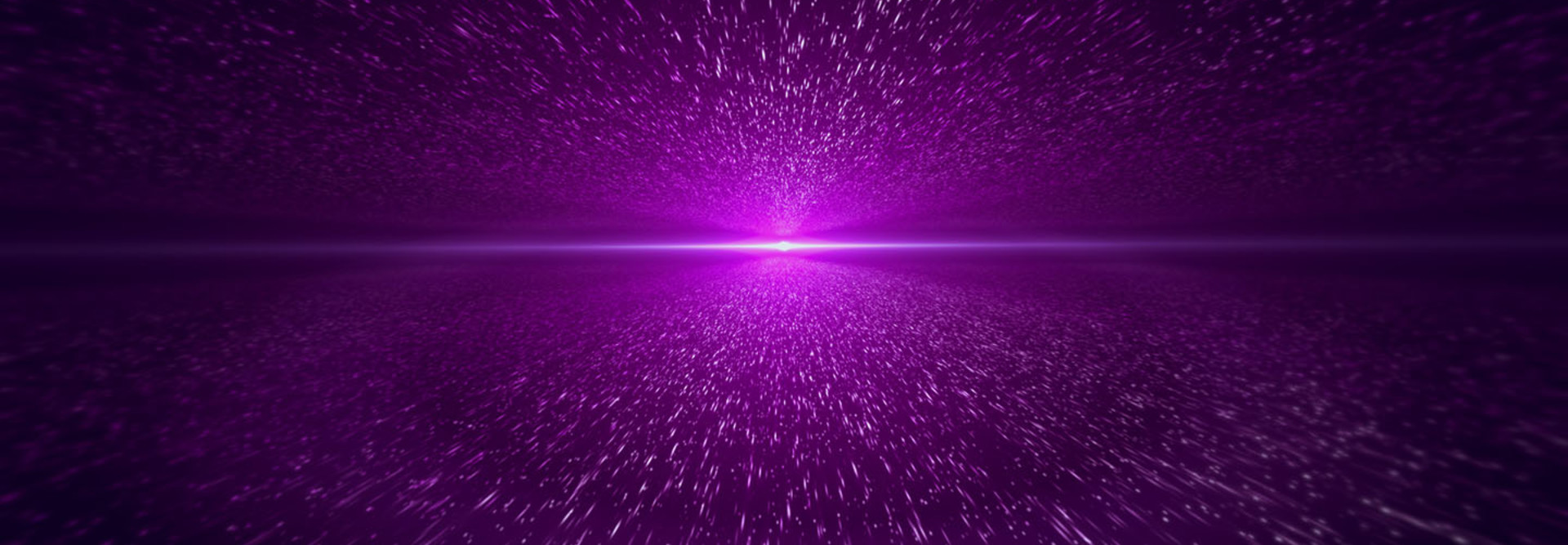 Light Beam, Purple Particle Background