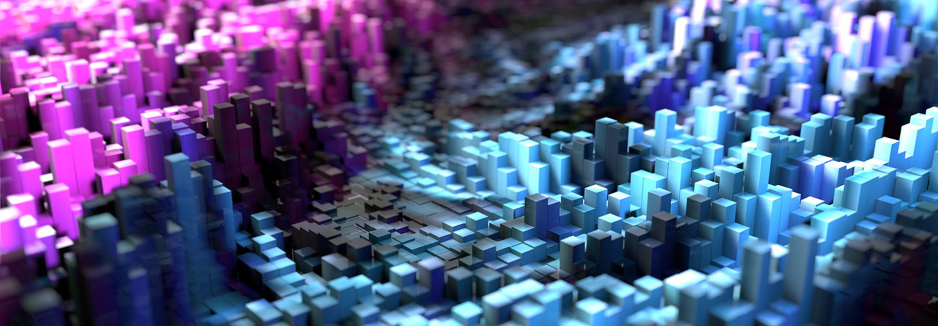 Data Lake Architecture. Colorful blocks representing data.