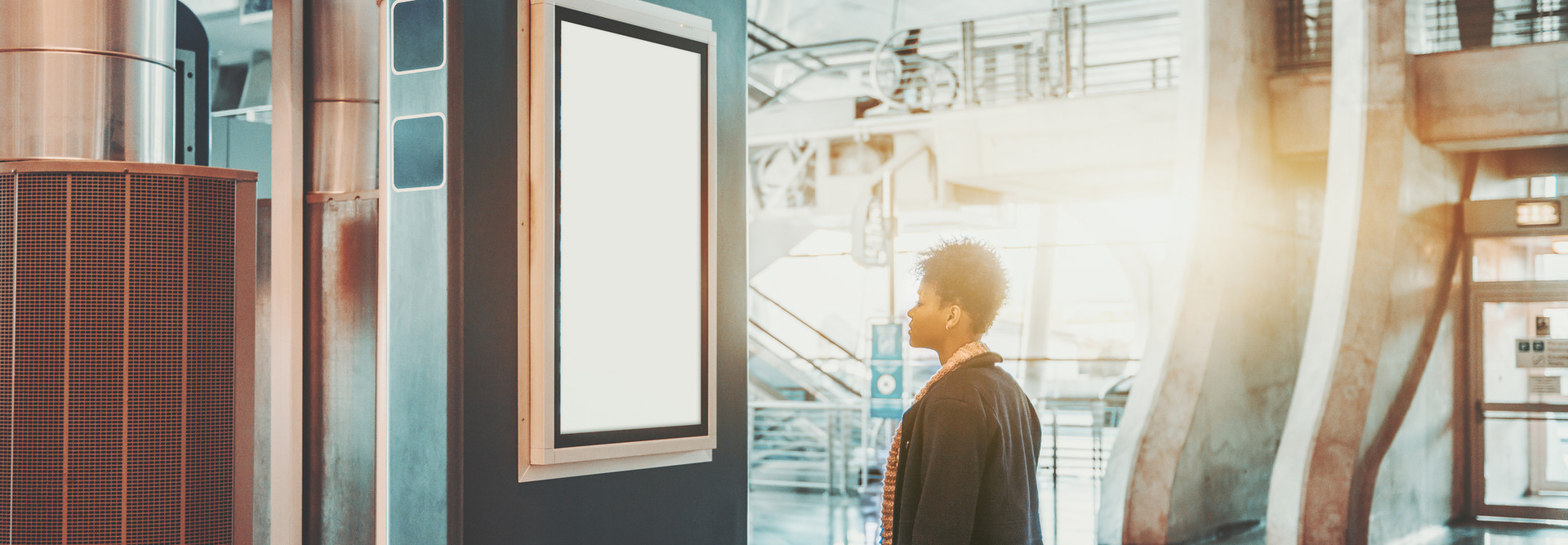 Modern bank branches deploy digital signage and video to fuse the in-person and mobile banking experiences.