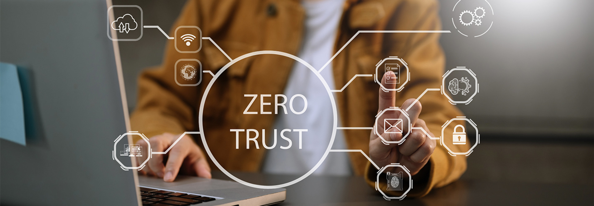 Zero trust security concept