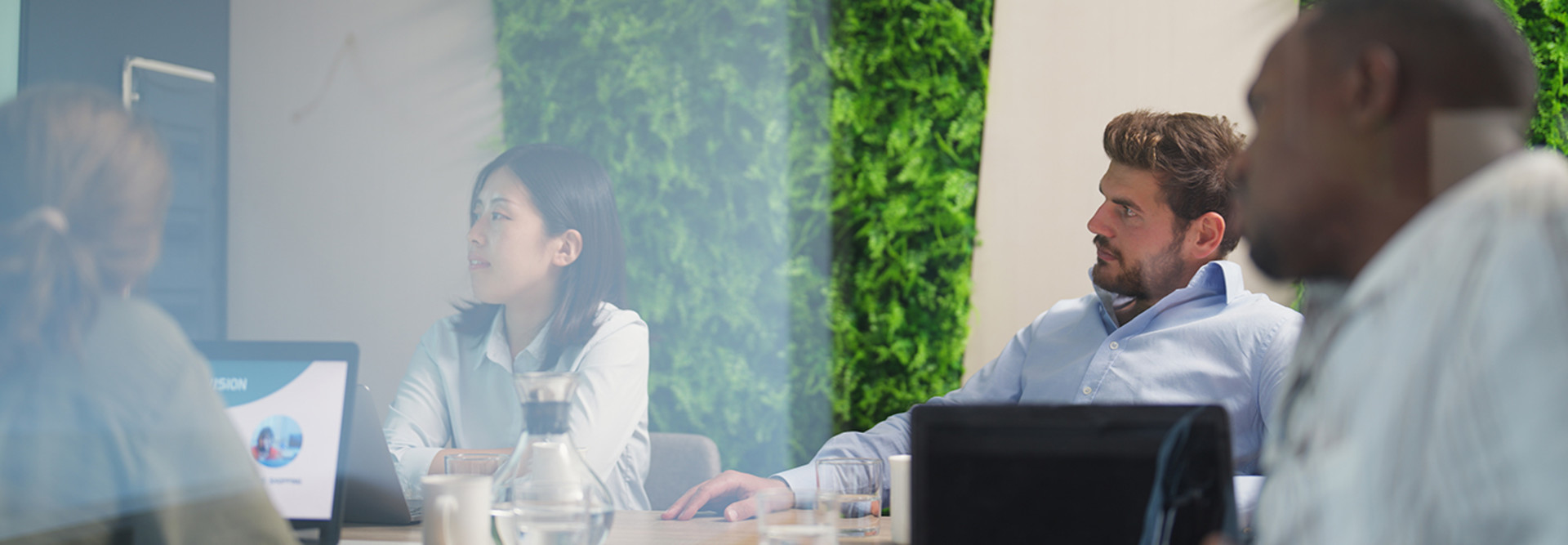 business meeting in a modern office working space