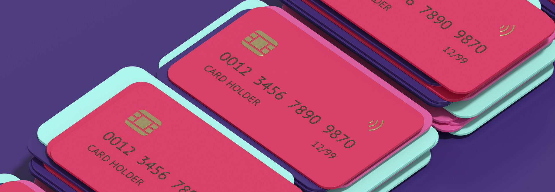 Illustrated credit cards