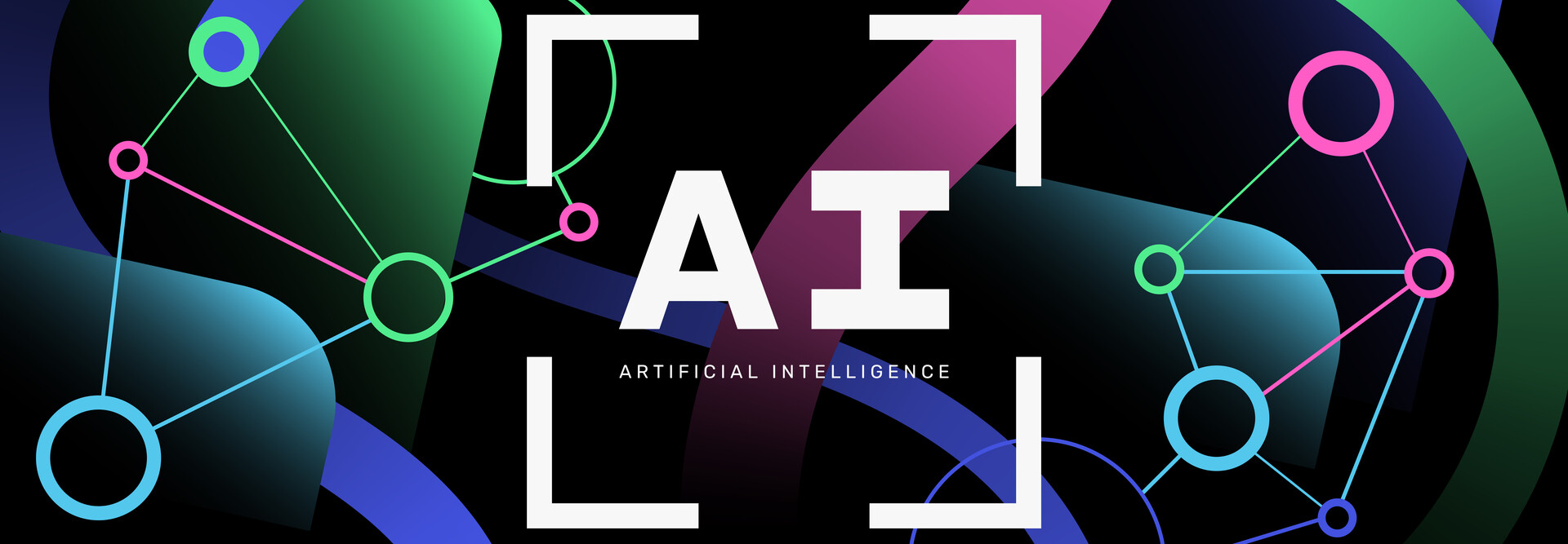 Colorful AI concept