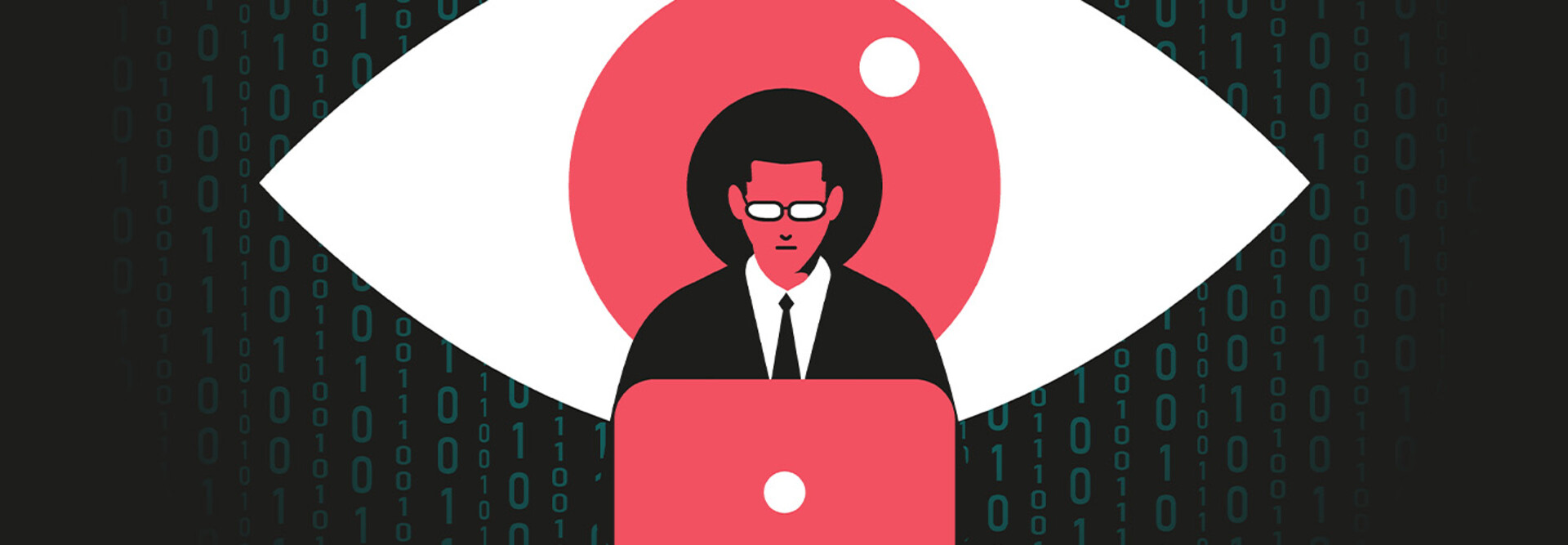 Illustration of Ransomware Security Threat
