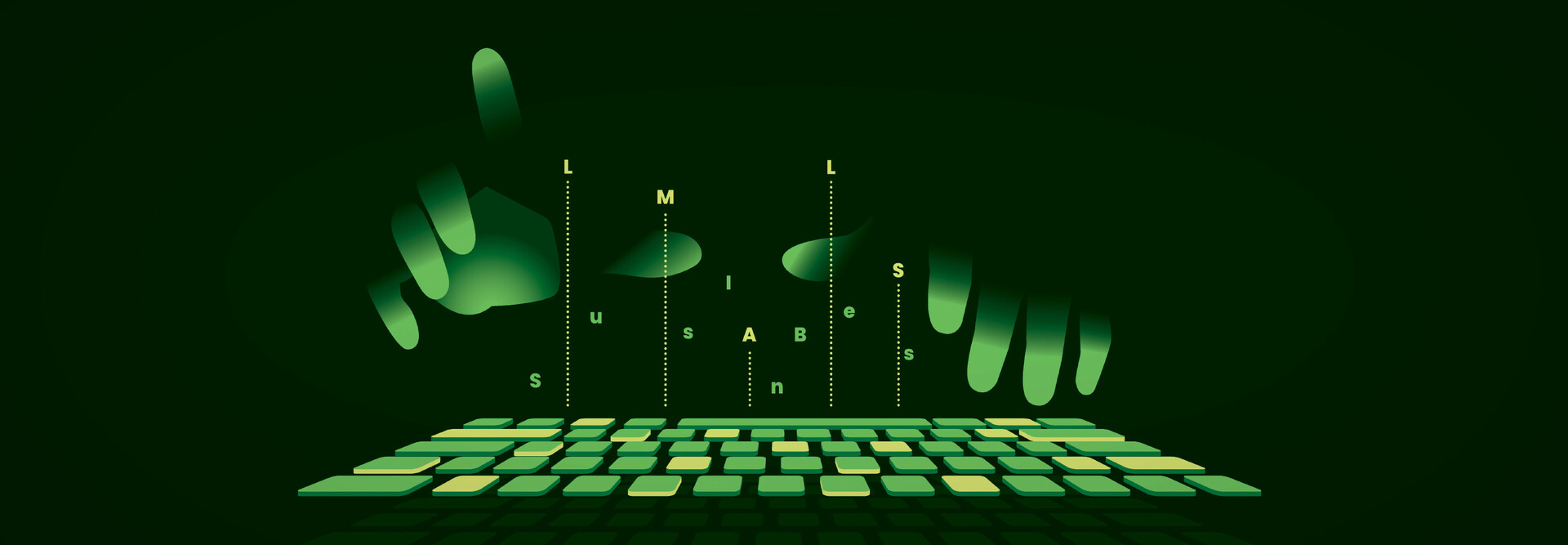 Illustrated art featuring a hacker by a laptop