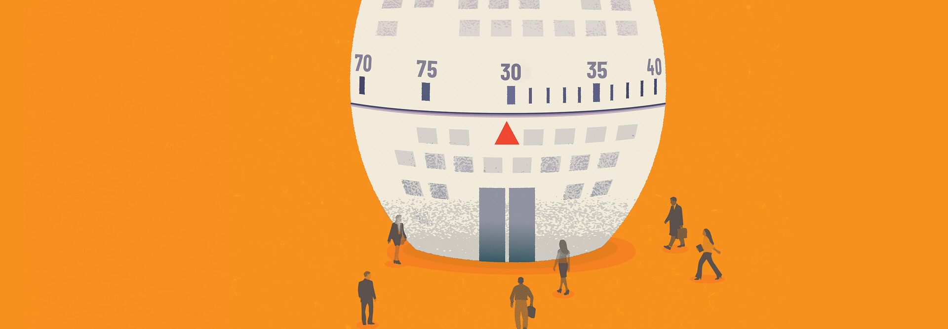 Illustrated image of an egg timer