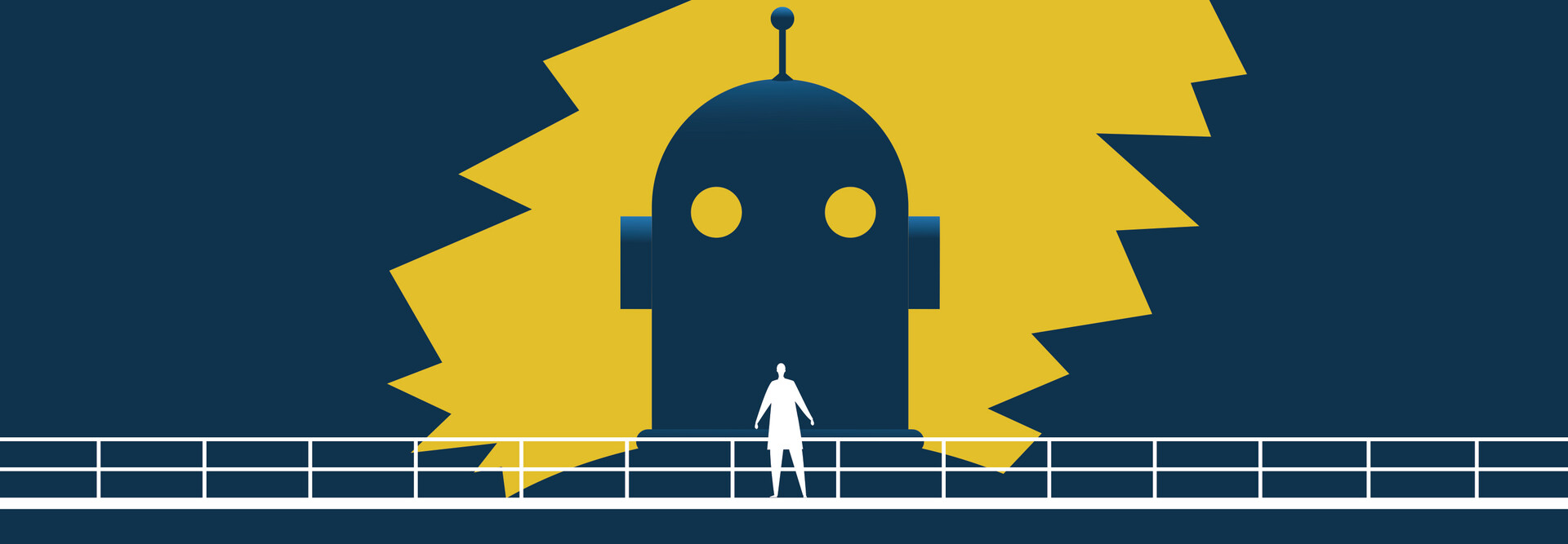 Illustration of AI robot 