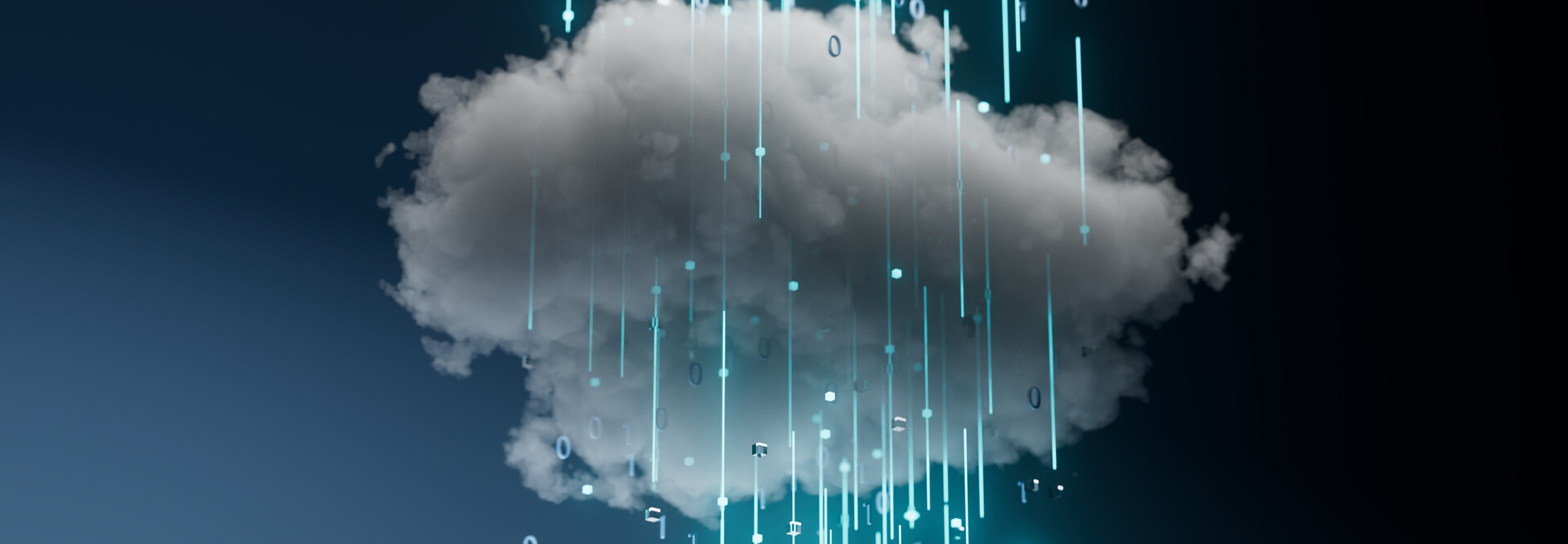 Cloud with digital light 