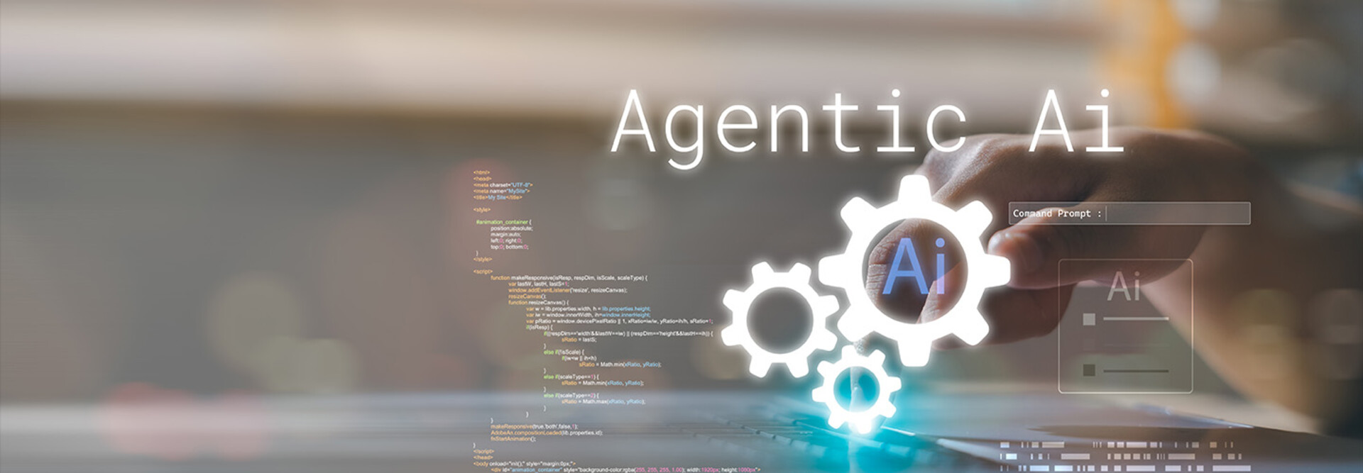 Person using agentic AI