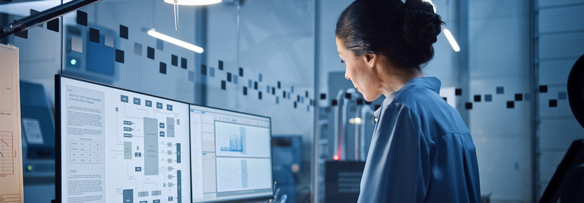 Person reviewing finances