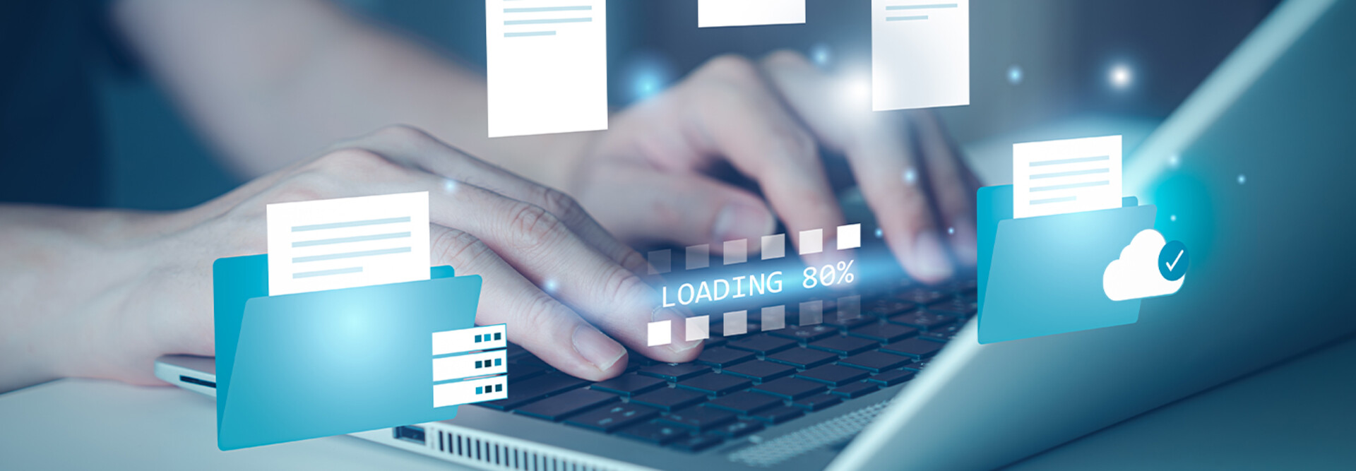 Person using computer