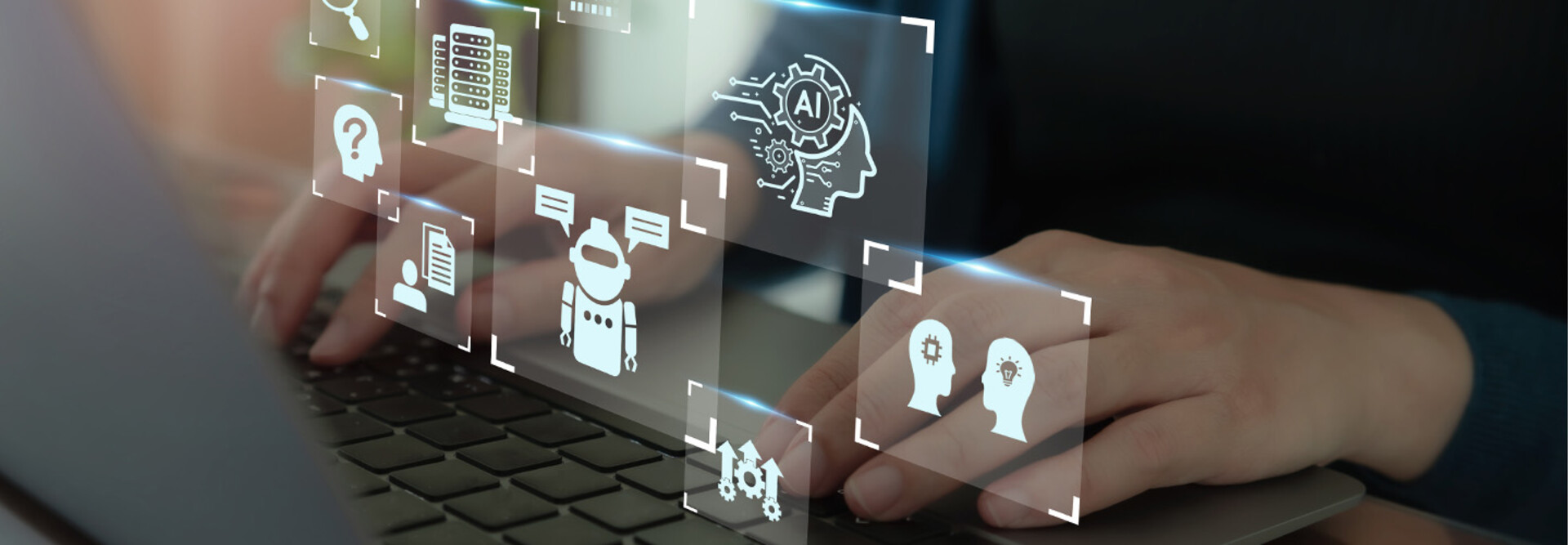 Person using AI tools