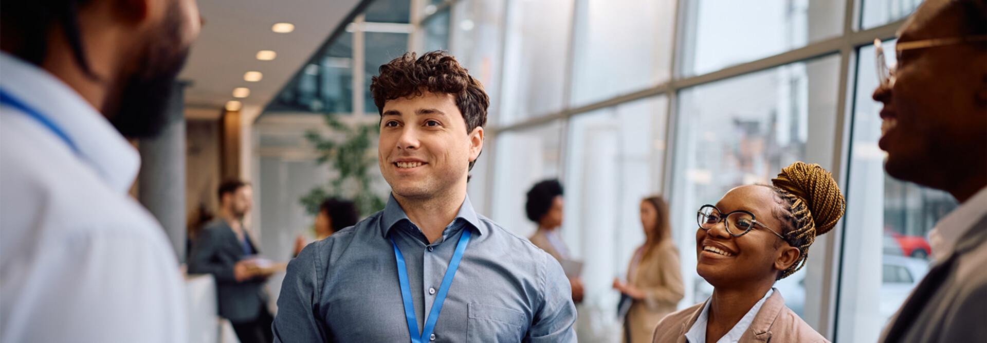 People at a conference