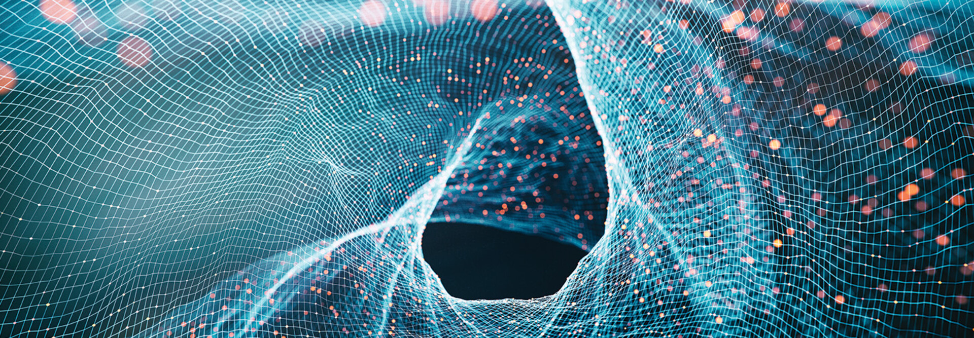 data gravity abstract concept art