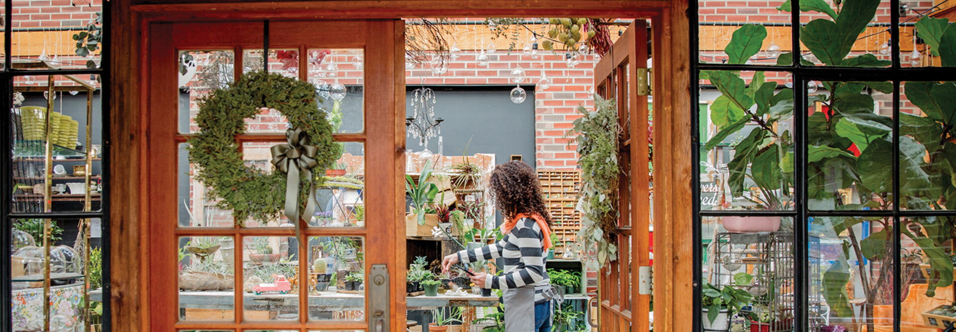 A small business opens its doors