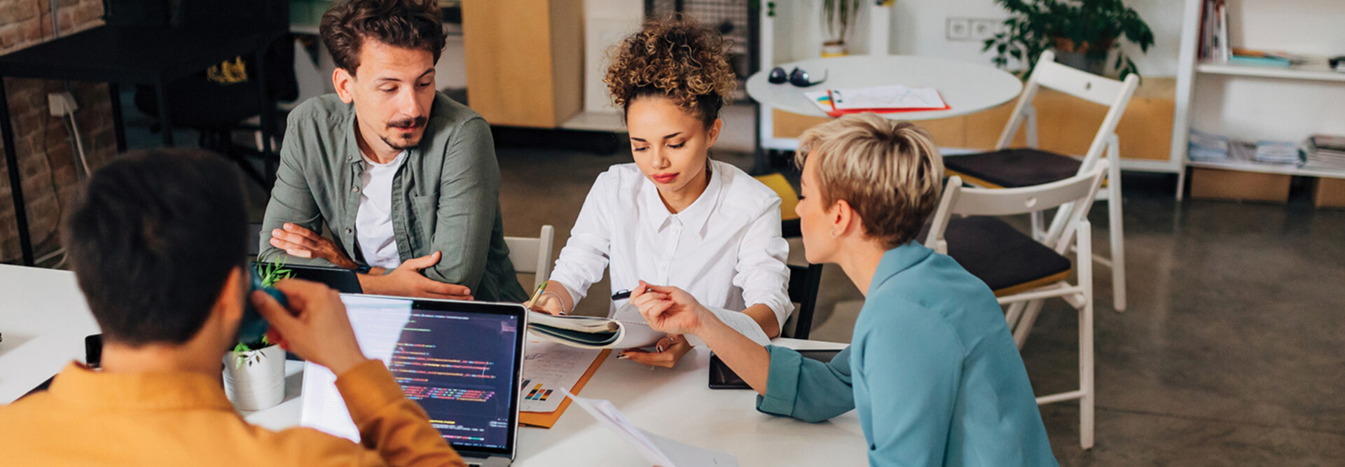 A team reviews an incident response plan