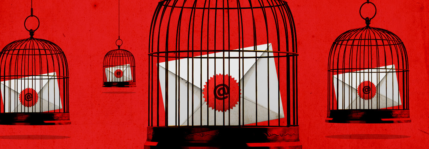 Email in a cage 