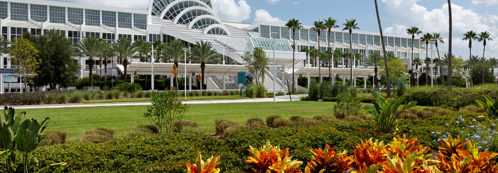 The Orange County Convention Center, located in Orlando, Florida.