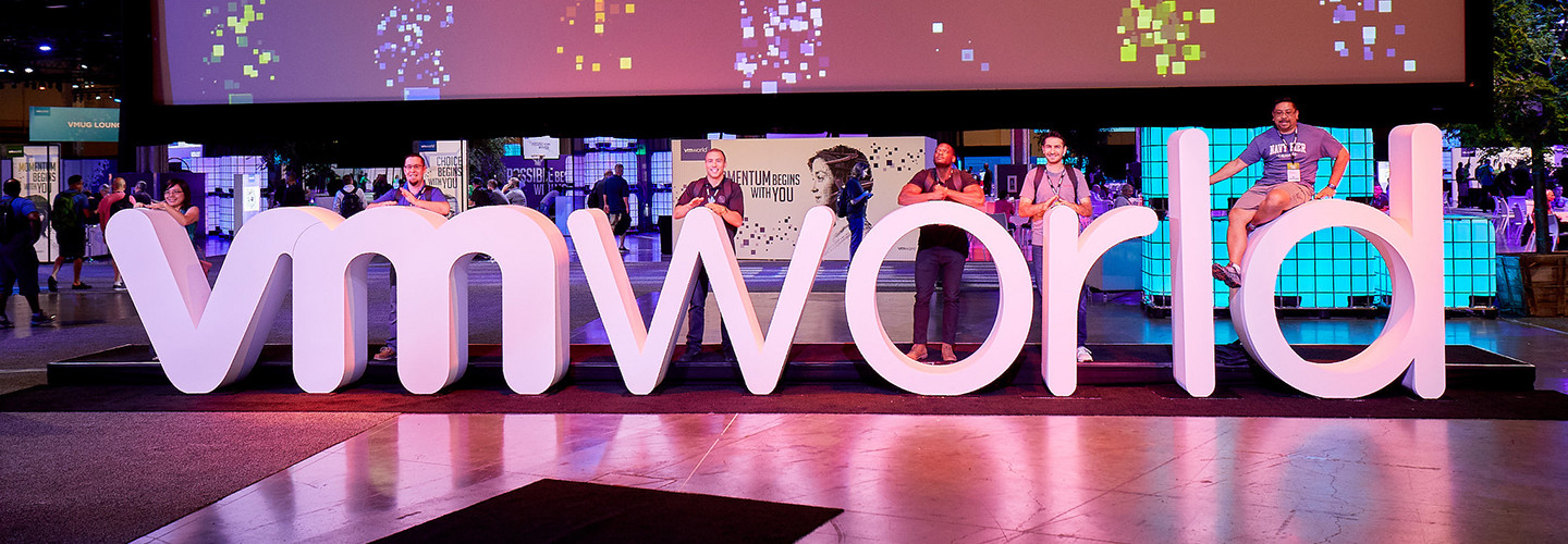 VMworld 2018 conference sign 