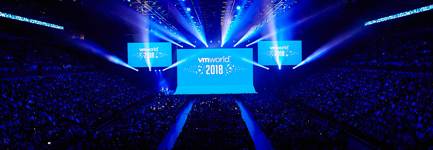 VMworld 2018 keynote on Aug. 27, 2018 