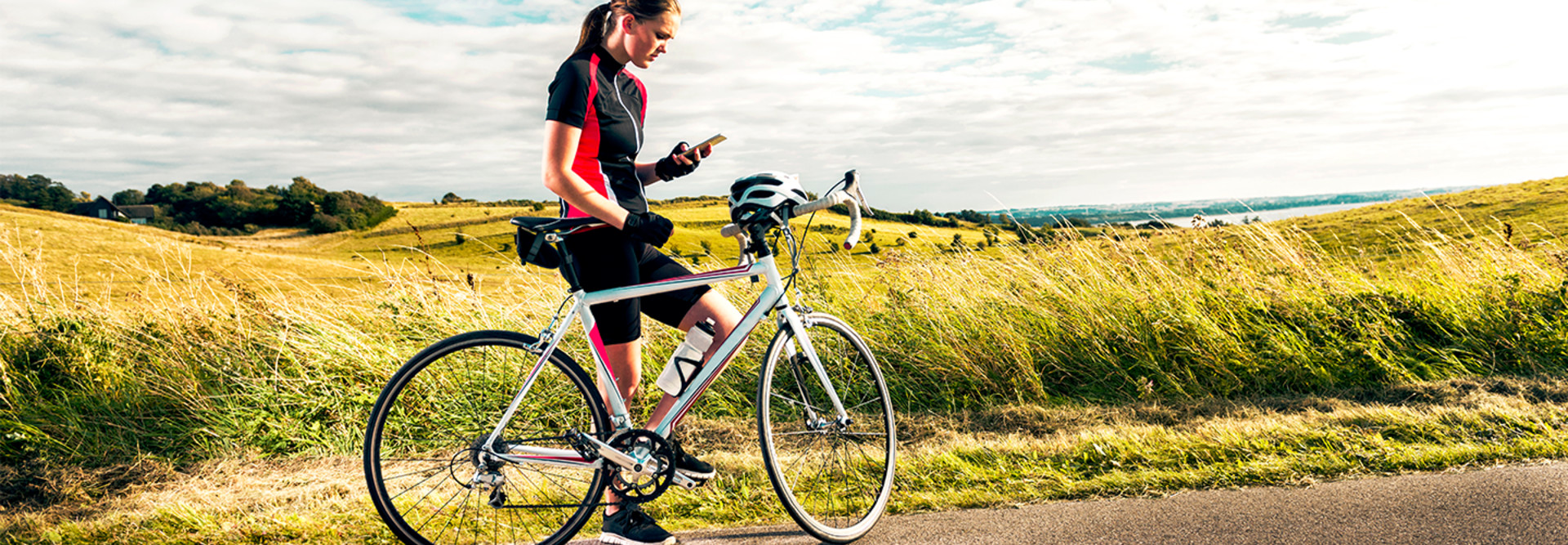Sporty Cycling woman