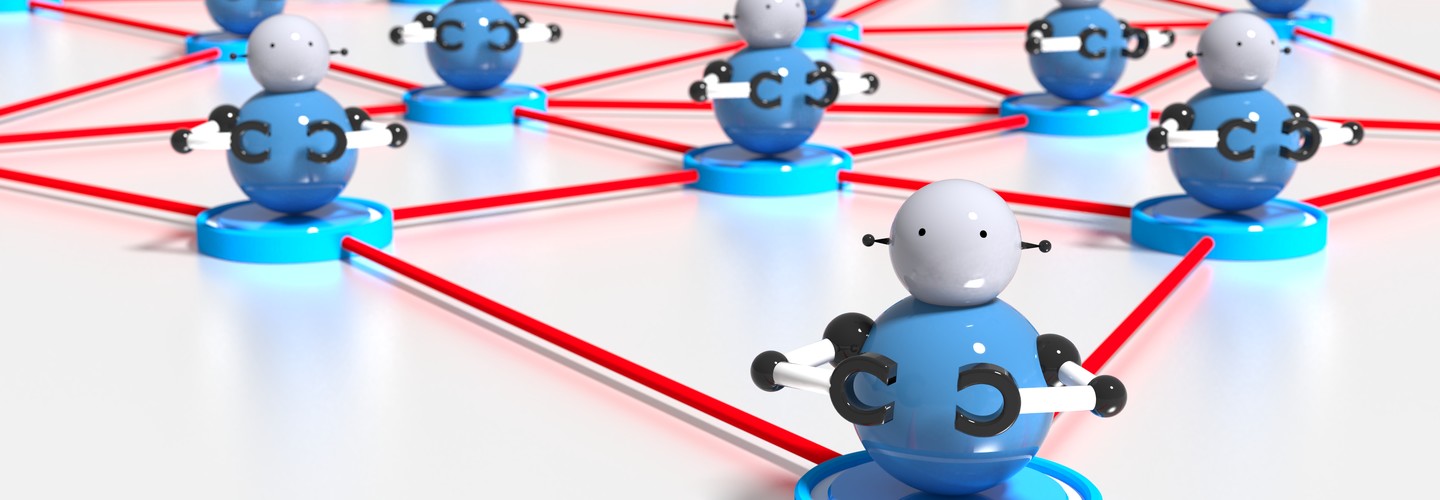 Bots on a network