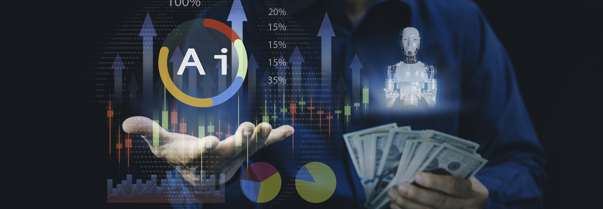 AI in banking concept