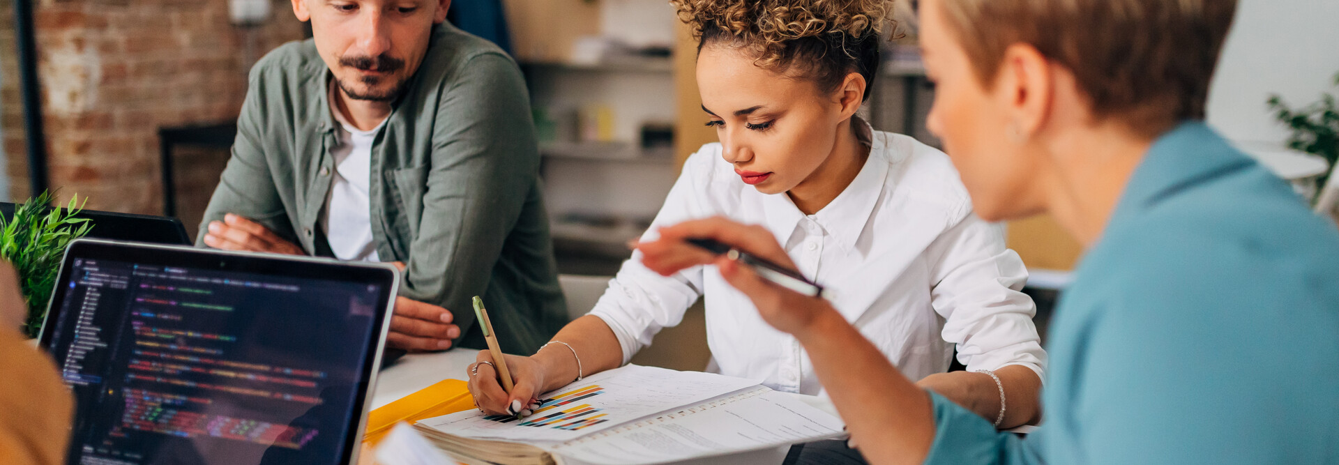 Small business cybersecurity team