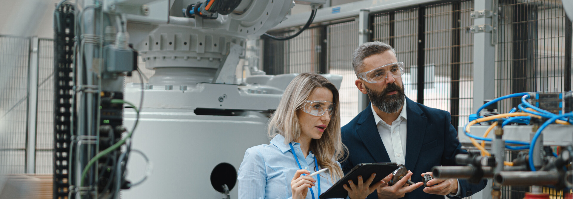 AI at a manufacturing facility