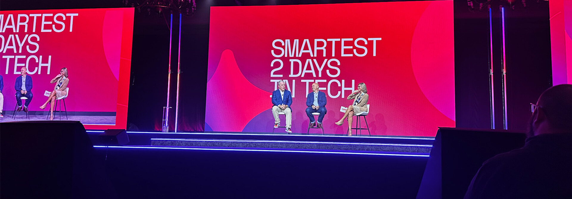 IT leaders on stage