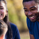 Multi-racial group of nonprofit volunteers