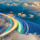 BTQ1 Voices - Rainbow in the Cloud Concept Art