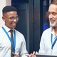 IT leader working with tech support