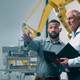 Coworkers in a manufacturing plant