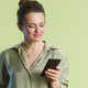 A woman in small business
