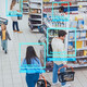 Computer vision spotlighting shoppers in store