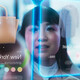 Person using AI shopping