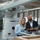 AI at a manufacturing facility