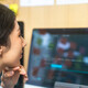 Person reviewing code